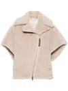 Max Mara Cape In Neutrals