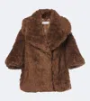 Max Mara Shearling Jacket In Brown