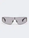 Max Mara Shield Sunglasses In Gray