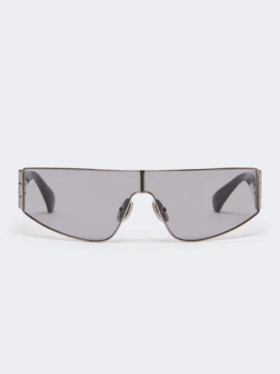 Max Mara Shield Sunglasses In Gray