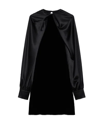 MAX MARA MAX MARA PIANOFORTE TWIST DETAILED LONG-SLEEVED DRESS