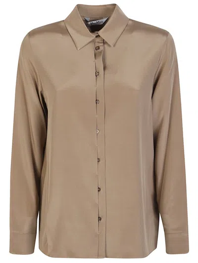 Max Mara Shirt In Brown