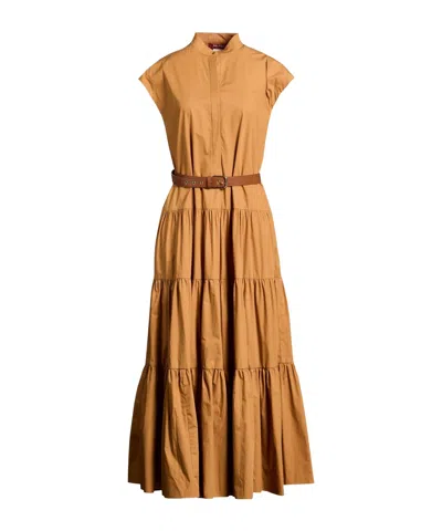 Max Mara Shirt Dresses In Brown
