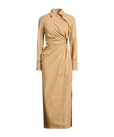 Max Mara Shirt Dresses In Nude