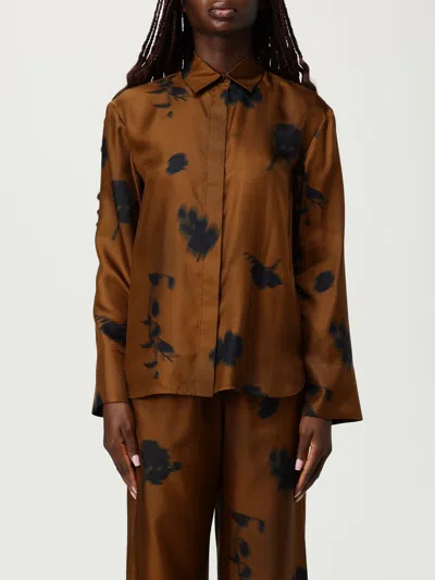 Max Mara Shirt  Leisure Woman Color Tobacco In Brown
