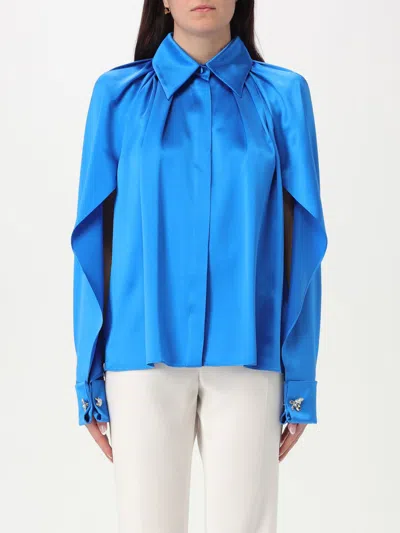 MAX MARA SHIRT MAX MARA WOMAN COLOR BLUE,G67812009