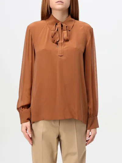 Max Mara Shirt  Woman Color Brown In Braun