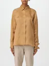 Max Mara Shirt  Woman Color Brown In Braun