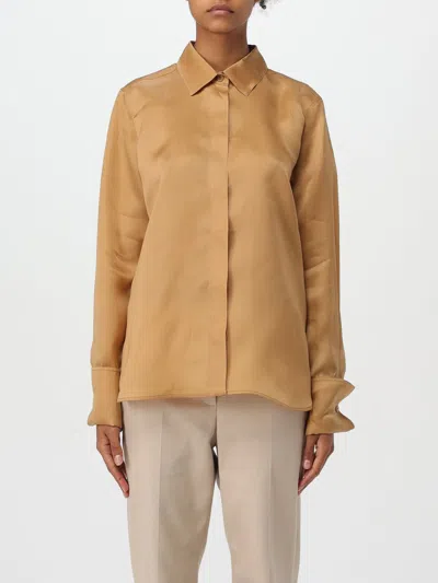 Max Mara Shirt  Woman Color Brown In Braun