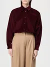 Max Mara Shirt  Woman Color Red In Burgundy