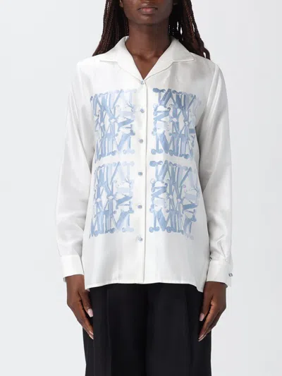 MAX MARA SHIRT MAX MARA WOMAN COLOR WHITE,H23768001