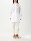 Max Mara Cut-out Shirt In Weiss