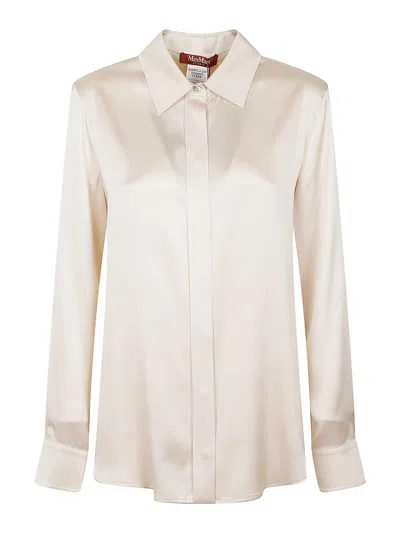 Max Mara Shirt In Neutral