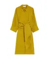 Max Mara Poplin Shirt Dress In Brown