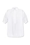 Max Mara Teano Popeline Shirt In White