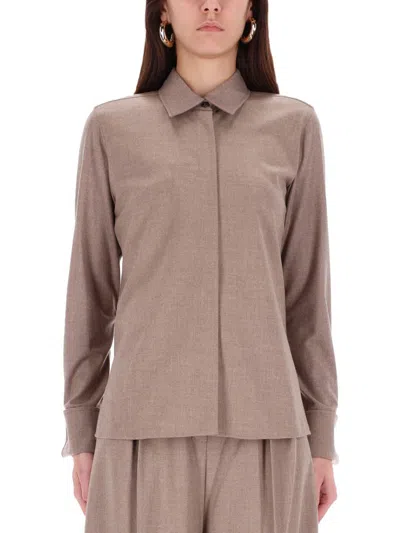 Max Mara Shirt "thebaid" In Gray