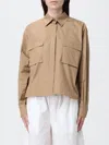 Max Mara Cotton Shirt  In Brown