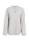 Max Mara Patella Shirt In Technical Jersey In Gray