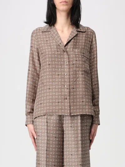 Max Mara Shirt Woman  In Brown