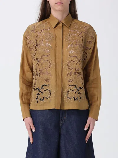 Max Mara Shirt  Woman Color Ocher In Brown