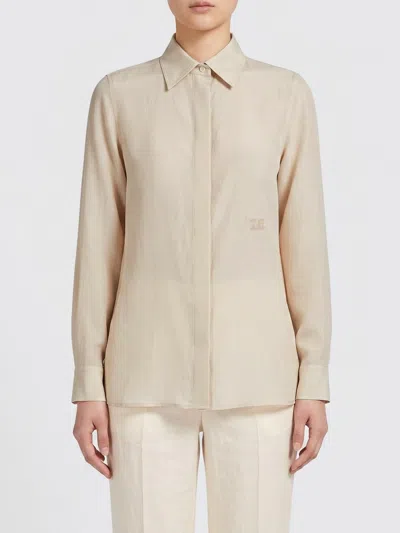 Max Mara Shirt In Neutral