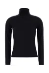 Max Mara Cashmere Sweater With Long Sleeves And Turtleneck In Black
