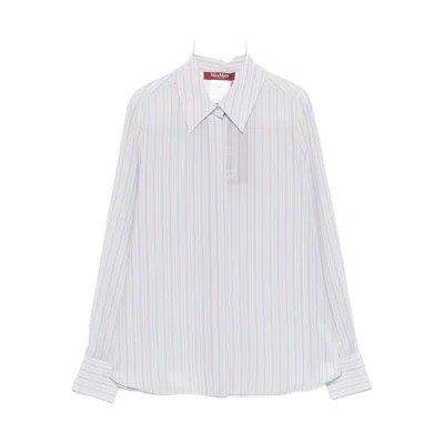 Max Mara Shirts Blue, Blue In Neutral