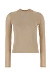 Max Mara Maglione Falesia In Seta Cappuccino Donna In Neutral