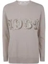 Max Mara Plata Round-neck Clothing In Brown