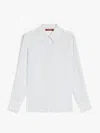 Max Mara Long-sleeved Shirt In Clear Blue