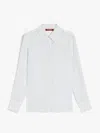 Max Mara Long-sleeved Shirt In Clear Blue