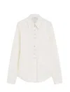 Max Mara Shirts Ivory In White