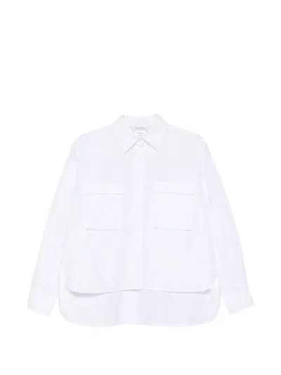 Max Mara Shirts Light And Natural In White