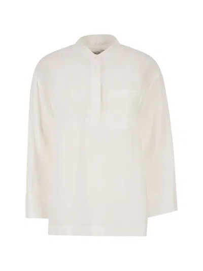 Max Mara Shirts Light And Natural In White