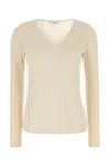Max Mara Oversized Knitwear With V-neck And Long Sleeves In Neutral