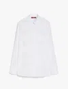 Max Mara Long-sleeved Casual Jacket In White
