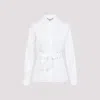 Max Mara Belted Button-up Long-sleeved Shirt