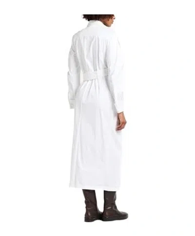 Max Mara Shirt-style Maxi Dress In White