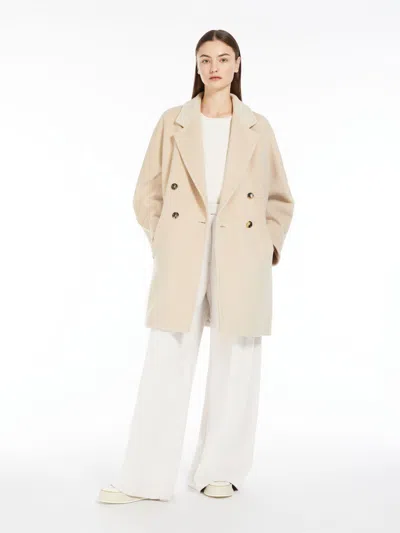 Max Mara Short 101801 Icon Coat In Neutral
