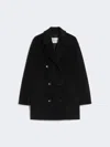 Max Mara Short 101801 Icon Coat In Black
