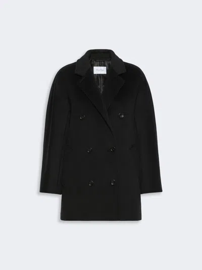 Max Mara Short 101801 Icon Coat In Black