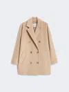 Max Mara Short 101801 Icon Coat In Neutral
