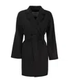 Max Mara Harold Cardi-coat In Black