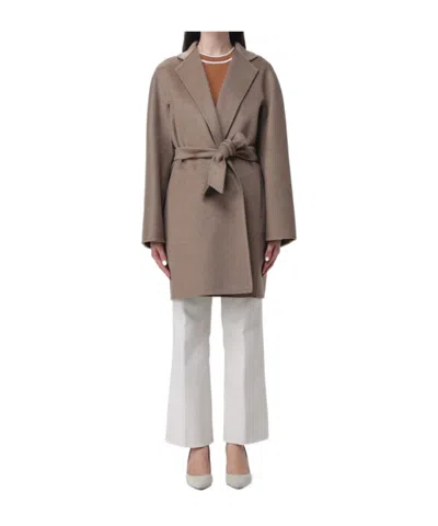 MAX MARA SHORT CASHMERE WRAP COAT