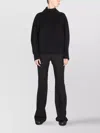 Max Mara Short Coat With Notched Lapels And Long Sleeves In Black