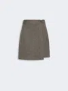 Max Mara Short Culottes In Micro Jacquard Jersey In Multi
