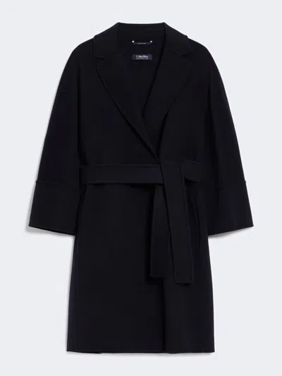 MAX MARA SHORT DOUBLE-FACED WOOL COAT