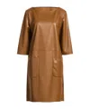 Max Mara Short Dresses In Brown