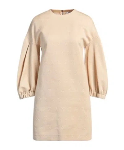 Max Mara Short Dresses In Nude