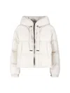 Max Mara The Cube Seif Down Jacket In White